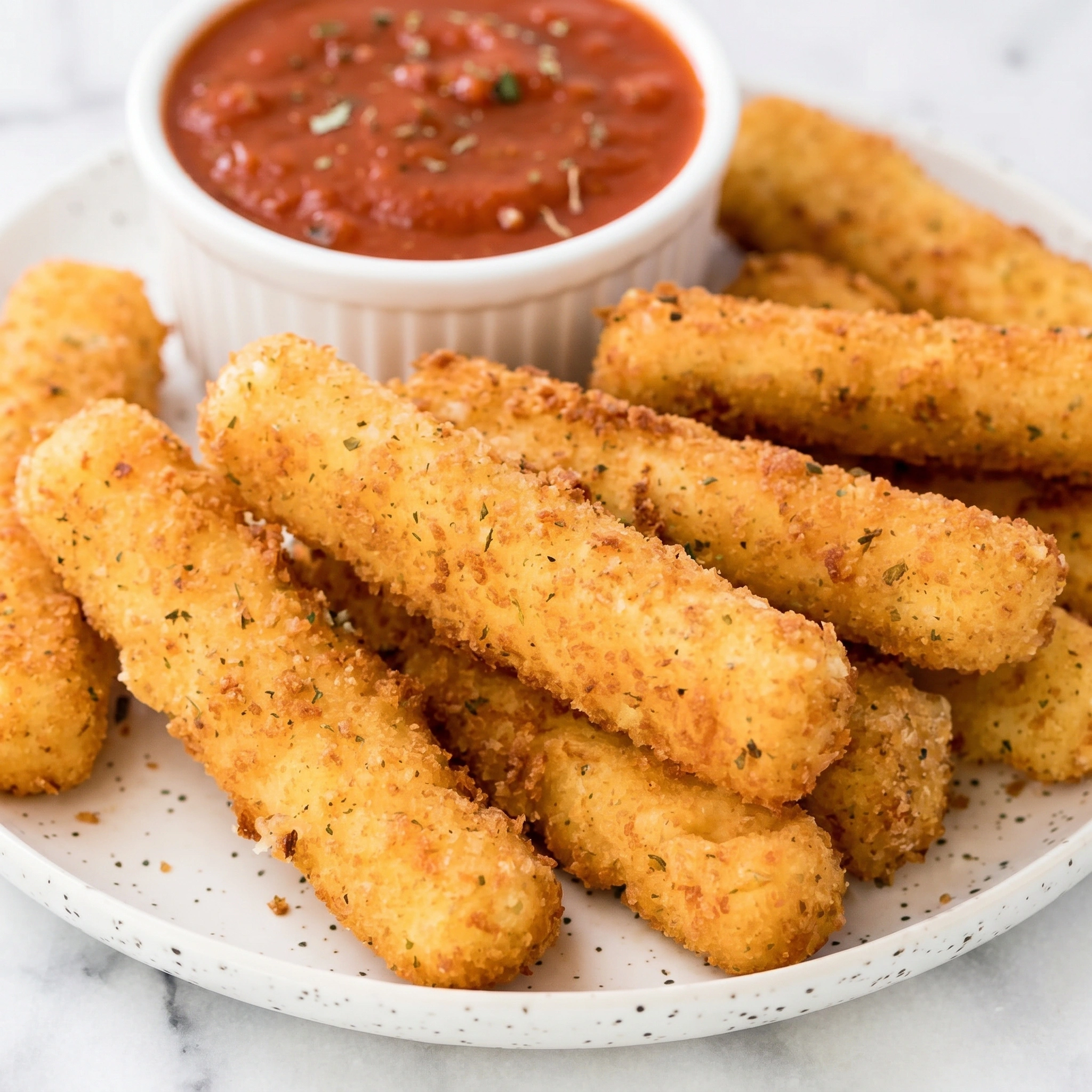 Mozzarella Sticks at Western Pizza Red Deer — crispy breaded mozzarella with a gooey cheese centre